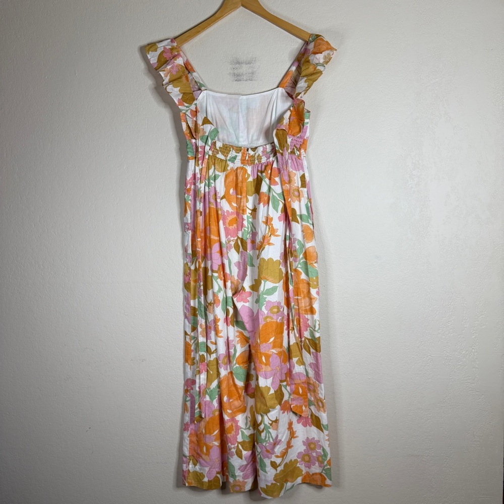MILLE harmony floral Alessia tie back ruffled jumpsuit EXTRA SMALL - Picture 7 of 9